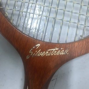 Rare Vintage SilverStreak Wooden Tennis Racquet